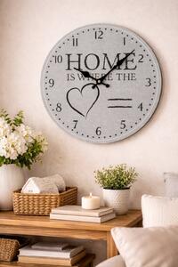 Nástěnné hodiny Home šedé Ø 34 cm 2000050