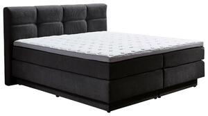 POSTEL BOXSPRING, 180/200 cm, antracitová Carryhome - Postele s úložným prostorem