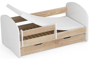 Dětská postel SMILE 160x80 cm - dub sonoma