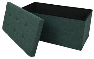 SEDACÍ BOX, textil, kompozitní dřevo, 76/38/38 cm Carryhome - Taburety