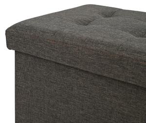 SEDACÍ BOX, textil, kompozitní dřevo, 76/38/38 cm Carryhome - Taburety