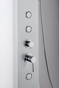 AQUALINE - TUSA sprchový panel, výška 1400mm, hliník (SL680)