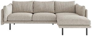 ROHOVÁ SEDAČKA, textil, šampaňská Livetastic - Sedací soupravy, Online Only
