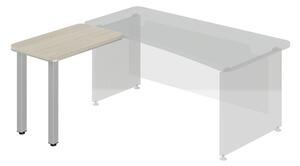 Přístavný stůl TopOffice, levý, 90 x 55 cm, akát světlý
