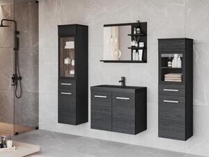 Koupelnový nábytek Apogon I, Barva: černý grafit, Umyvadlo: ano, Nožičky: ne, Baterie: ne Mirjan24 5903211302824