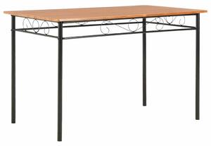 Jídelní stůl hnědý 120 x 70 x 75 cm MDF 281402