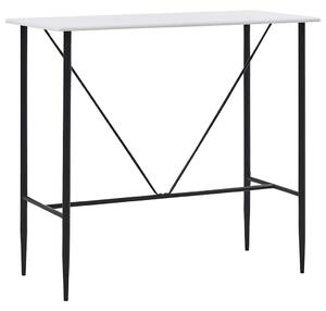Barový stůl bílý 120 x 60 x 110 cm MDF 281547