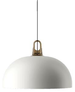 Lodes 16924 6300 Jim dome, bílé kupolovité svítidlo s medovým hákem, 1x25W LED E27, prům. 50cm