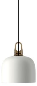 Lodes 16921 6300 Jim Bell cluster, bílé svítidlo se zlatým hákem, 1x25W LED E27, prům. 28cm