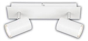 BRILO 2840026 Isil A LED stropní bodové svítidlo, třída A, 2-ramenné, 50.000h, nastavitelné, bílé - BRILO