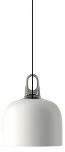Lodes 16921 2300 Jim Bell cluster, bílé svítidlo s šedým hákem, 1x25W LED E27, prům. 28cm