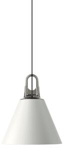 Lodes 16922 2300 Jim Cone cluster, bílé svítidlo s šedým hákem, 1x25W LED E27, prům. 28cm