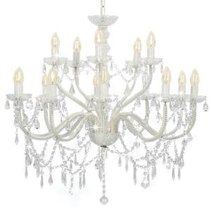 Lustr 2patrový bílý 15 x žárovka E14 281612