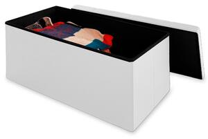 Deuba Úložný box bílý - 80 x 40 x 40 cm