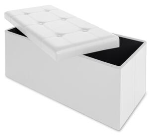 - Úložný box bílý - 80 x 40 x 40 cm