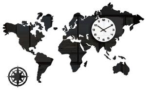 Nástěnné hodiny ModernClock bílé 120 cm