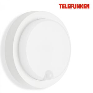 TF 315306TF TELEFUNKEN LED venkovní nástěnné svítidlo s čidlem, pr. 17 cm, 12 W, bílé - BRILONER