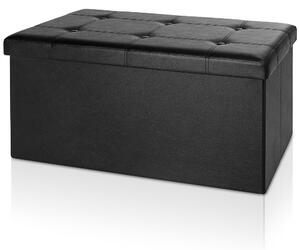 Deuba Úložný box černý - 80 x 40 x 40 cm