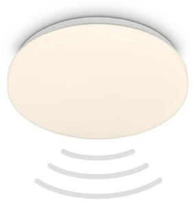 BRILO 3827016 Walk LED stropní svítidlo IP54, 3m dosah čidla, pohybové čidlo bílé - BRILO