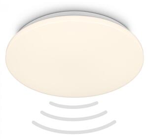 BRILO 3828016 Walk LED stropní svítidlo IP54, 3m dosah čidla, pohybové čidlo, bílé - BRILO