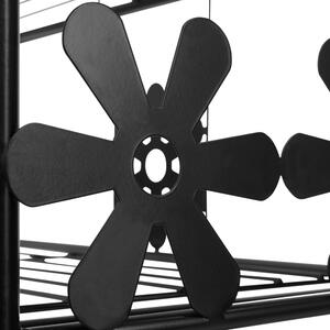 FurniGO Kovová police s květinovým vzorem - 60x30x90 cm