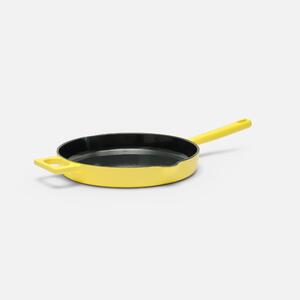 Fabini Pánev Mattia 3.0, ø 26 cm - Smaltovaná litinová pánev, lesklá máslově žlutá