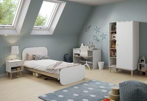 Dětská postel nabet 90 x 190 cm bílá