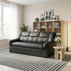 TŘÍMÍSTNÁ POHOVKA, textil, černá MID.YOU - Pohovky, Online Only