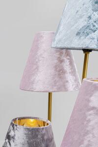 Kare Design Stojící lampa Flexible Velvet – mosaz