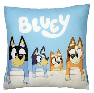 Jerry Fabrics Dětský polštářek s potiskem - Bluey - rodina | 40 x 40 cm