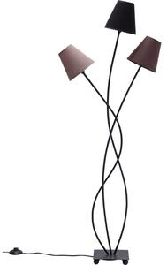 FurniGO Stojící lampa Flexible Mocca