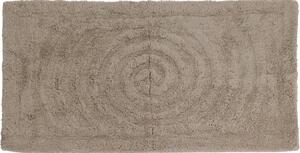 Koupelnová předložka Circle tmavě béžová, 45 x 75 cm