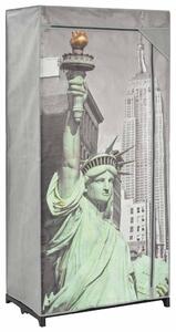 Šatní skříň New York 75 x 45 x 160 cm textil 282461