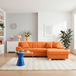 ROHOVÁ SEDAČKA, textil, oranžová MID.YOU - Sedací soupravy, Online Only