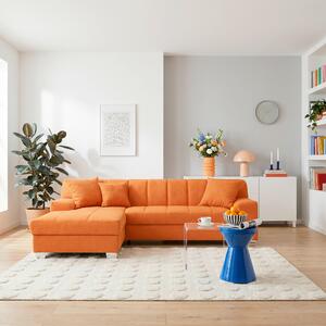 ROHOVÁ SEDAČKA, textil, oranžová MID.YOU - Sedací soupravy, Online Only