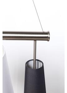 FurniGO Závěsná lampa Parecchi Silver 100 cm