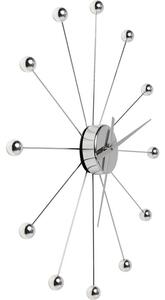 Kare Design Nástěnné hodiny Umbrella - chromové