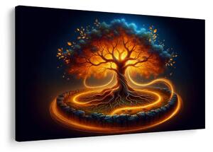Obraz magický strom života v záři
