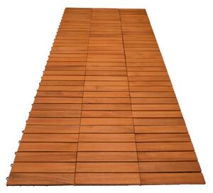 Deuba Dřevěné dlaždice - sada 33ks, 30×30 cm