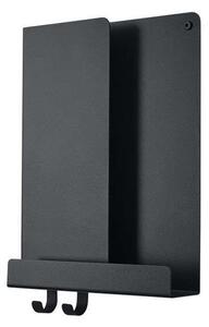 Muuto - Folded Shelves 29,5x40 Črna
