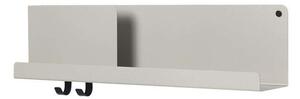 Muuto - Folded Shelves 63x16,5 Šedá