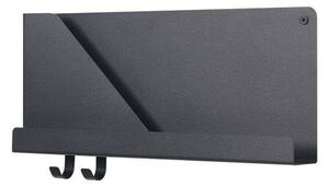 Muuto - Folded Shelves 51x22 Črna