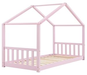 Dětská postel Paulina 90 x 200 cm - růžová