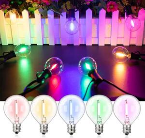 HS Barevný světelný řetěz s LED žárovkami - YARDBULBS