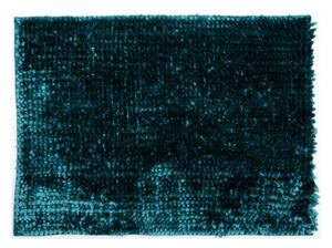 Protiskluzová koupelnová předložka CHENILLE 50x80 cm tyrkysová
