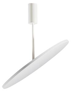 OLEV LED stropní svítidlo FLUENTIS, bílé, Ø 54 cm, kov 2 700 K, Bílá / opál, Obývací pokoj / jídelna, Hliník, Design