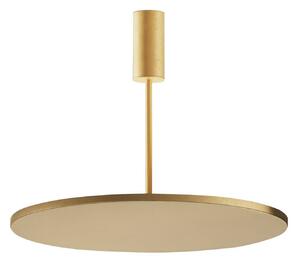OLEV LED stropní svítidlo FLUENTIS, zlaté, Ø 54 cm, kov 2 700 K, Mosaz / zlato, Obývací pokoj / jídelna, Hliník, Design