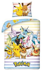 HALANTEX Povlečení Pokémon parta Bavlna, 140/200, 70/90 cm