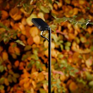 Luceplan LED osvětlení cesty Flia, výška 120 cm, černá, plast, Černá, Plast, Design