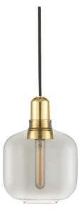 Normann Copenhagen - Amp Závěsné Světlo Small Smoke/Brass